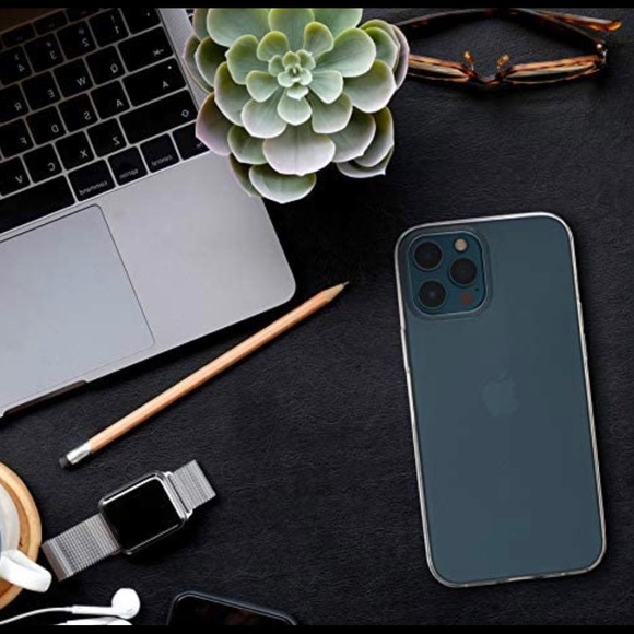 Crystal Clear Compatible W/iPhone 12Pro Case 5.4in - Picture 8 of 9